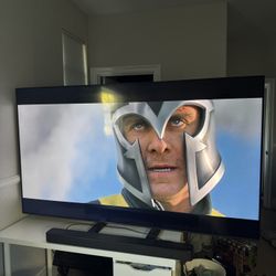 75 Inch Samsung TV w/ Leg Mount