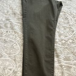 Green Women’s Skinny Jeans Size 14