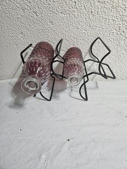 🍷 Black Iron Wine Rack! 