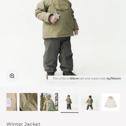 Mini A Ture Waterproof Winter Jacket Retail $225