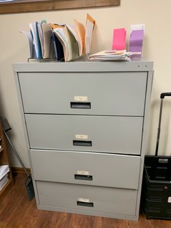 File cabinets
