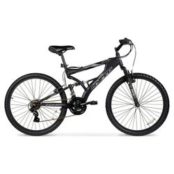 26" Hyper Bicycle Havoc Mountain Bike, 26" Wheels, Adults Ages 14+ Years, Black
