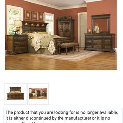 Pulaski Cantabria panel Bedroom Set! Like New! Free Delivery!