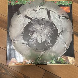 Holiday Crystal Plate