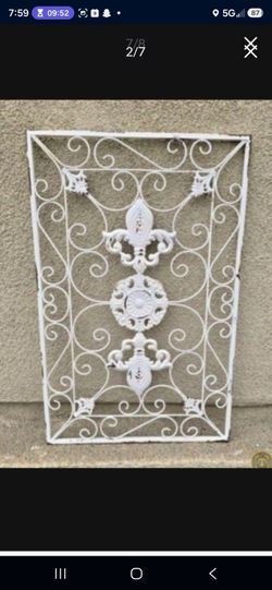 (8) Metal Wall Decor, See 7 Pics, Tap Pic Twice To See Full Pic, $25 - $30 each