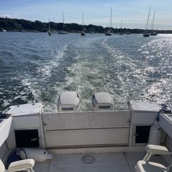 1989 Grady White Sailfish Twin 175 Hp Evinrude Outboards And Dual Axle Trailer 