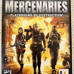Mercenaries: Playground of Destruction Black Label (Sony PlayStation 2 game) CLASSIC