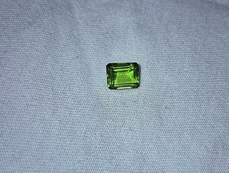 3ct  Emerald Cut  Peridot Loose Stone