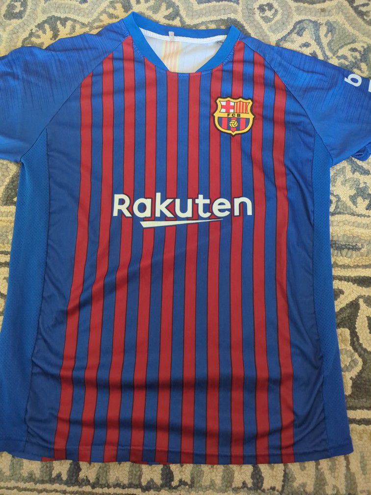 FC Barcelona Rakuten Messi Jersey 