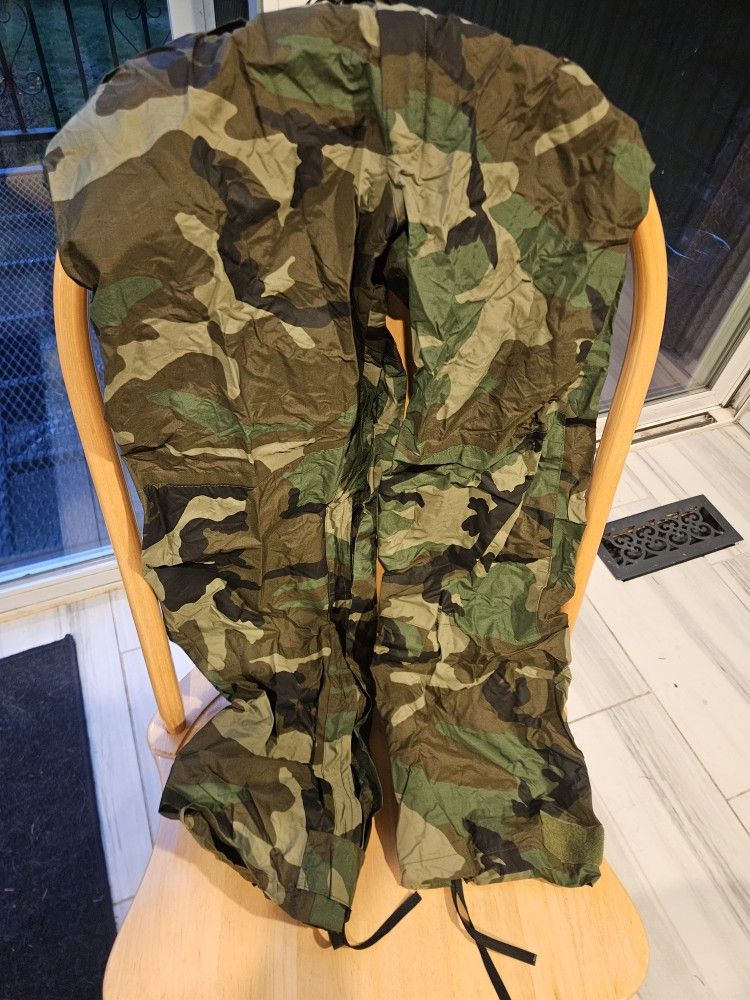 Woodland Camo Cold/Wet Weather Trouser BDU Barrier Wear