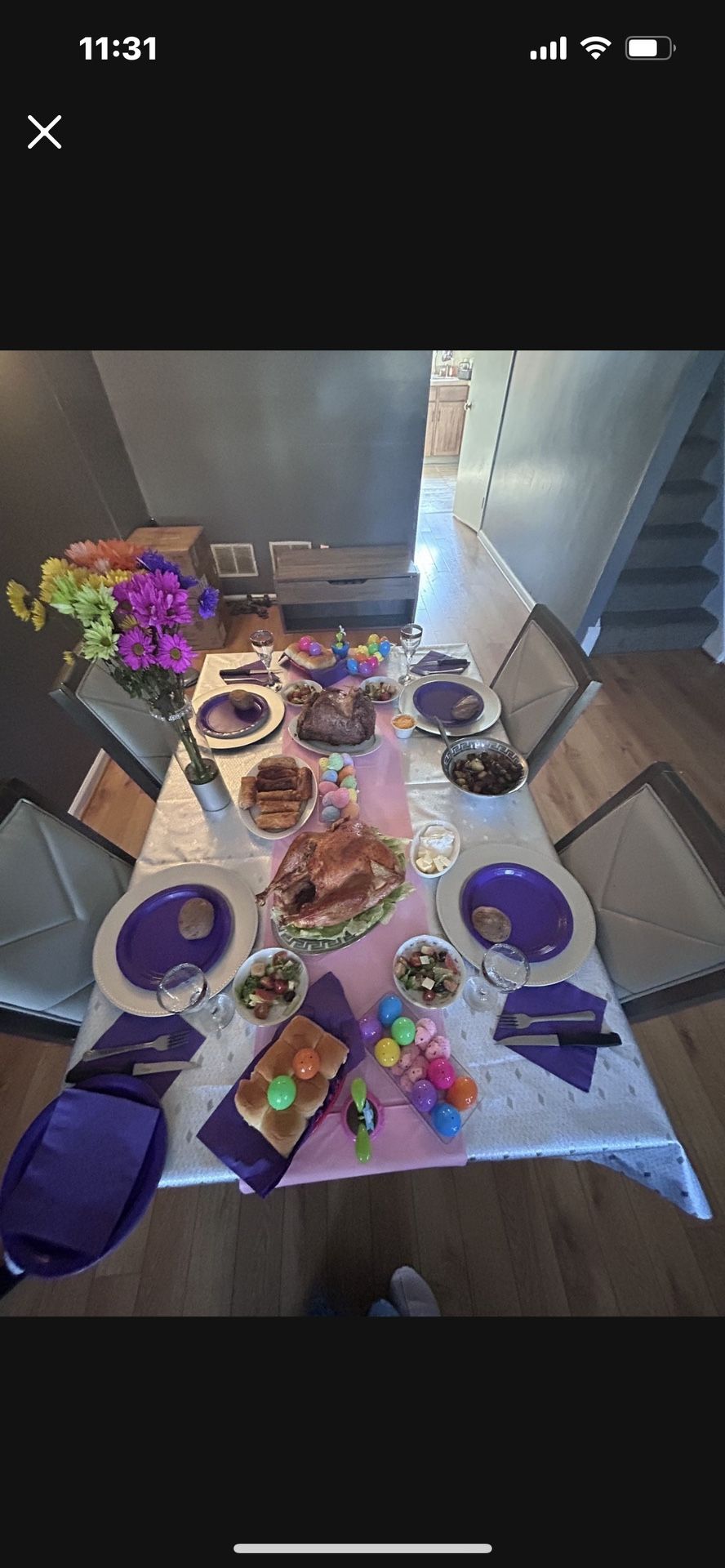 Dining room table