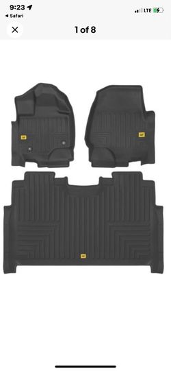 2014-2026 F150 CREW CAB PREMIUM LASER MOLDED MATS NEW IN BOX $80/TAPETES MOLDEADOS F150 CUATRO PUERTAS NUEVOS EN CAJA