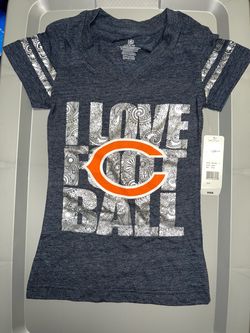 NFL Chicago Bears Girls V-Neck T-Shirt size M7/8