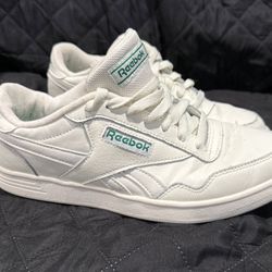 Reebok Orthopedic Club Tennis Shoes White And Green Size 9