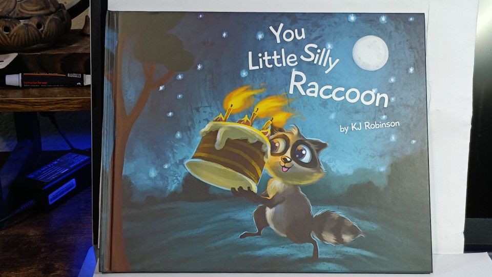 You Silly Little Racoon My Audio Stories Book-Open box