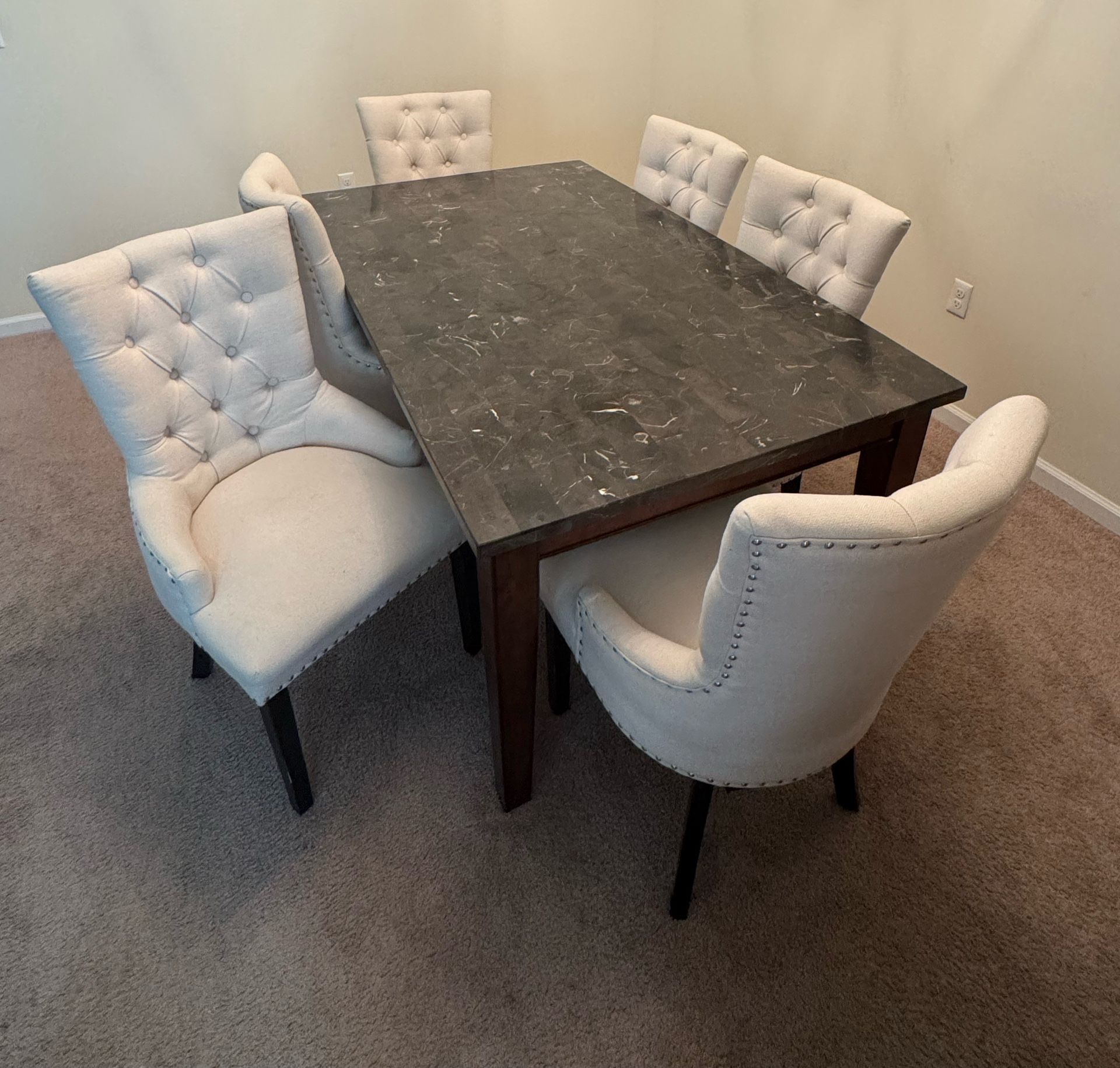 Dining Table And Six Chairs
