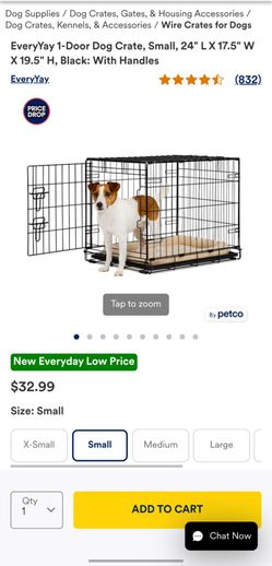 Small dog cage FOR SALE!