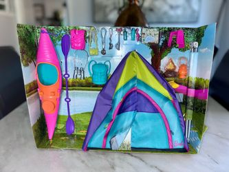 Barbie Camping Kayak Play Set
