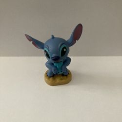 Disney Store Authentic STITCH FIGURINE Cake TOPPER LILO Pvc