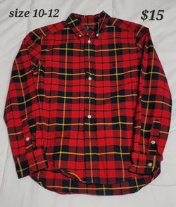 Boys Dress Shirts Size 10-12 