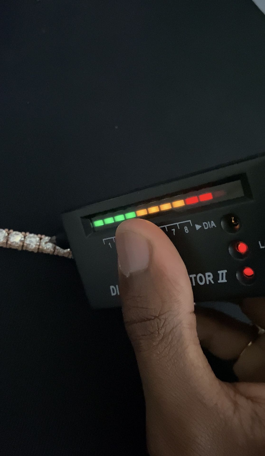 Fully Iced Moissanite Tennis Chain 22” in 14K Rose Gold over Silver (Vermeil)