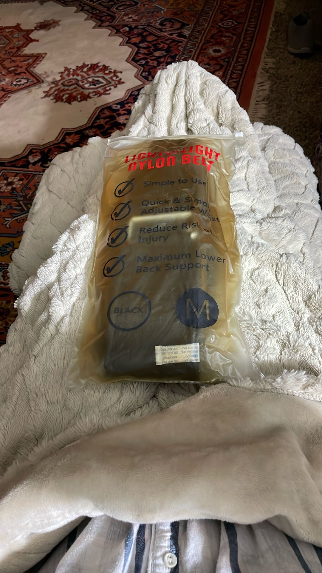 Fit Active Sports Self Locking Weight Lifting Belt | Premium Weightlifting Belt for Cross Training, Fast Locking Release Mechanism for Fitness and Pow