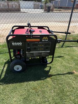 Mi-T-M 6500-watt (maximum) generator with a 420cc Kohler engine; features four outlets: 120V/20A and 120/240V/30A.