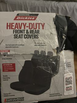 Front And Rear Seat Covers Heavy Duty 