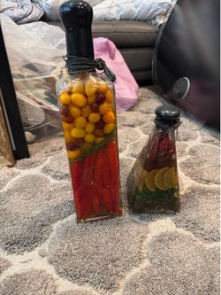 Decorative Kitchen Glass Bottles