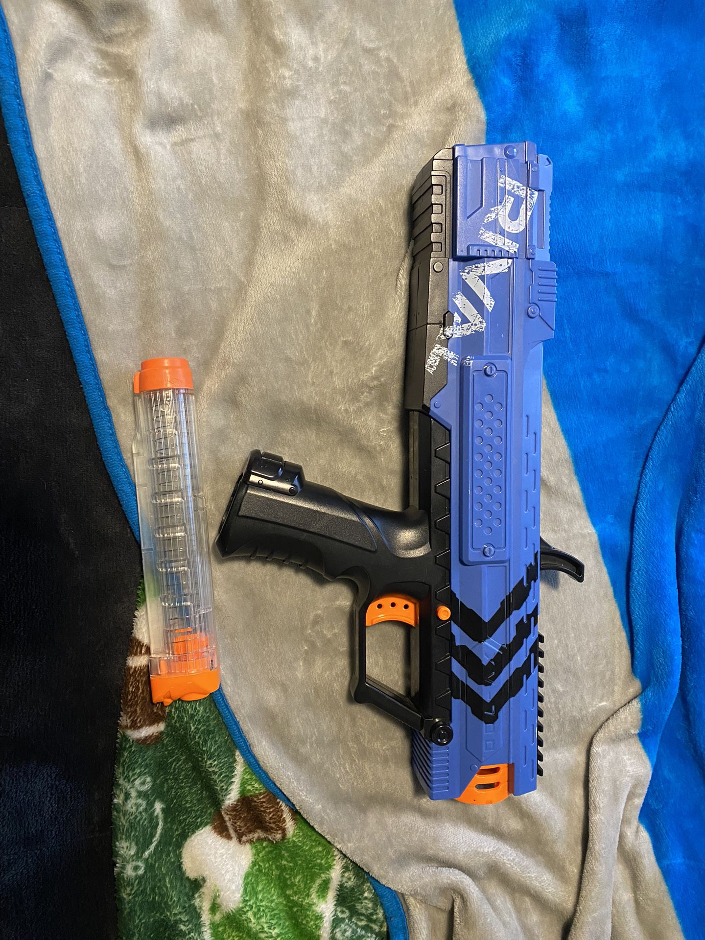 Blue Nerf Rival
