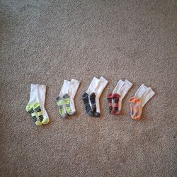 5 Pairs of Athletic Cotton Socks