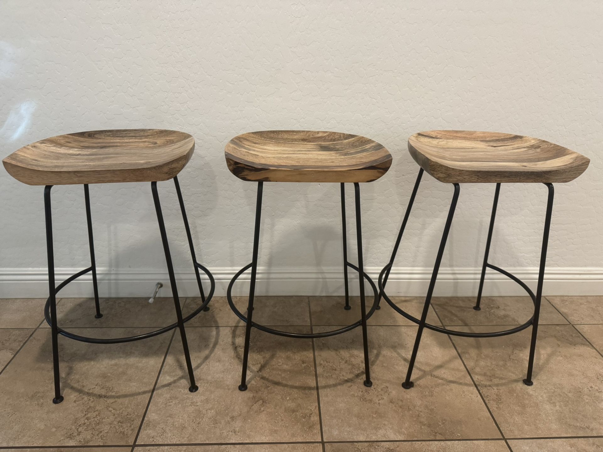 Set Of 3 Bar Stools
