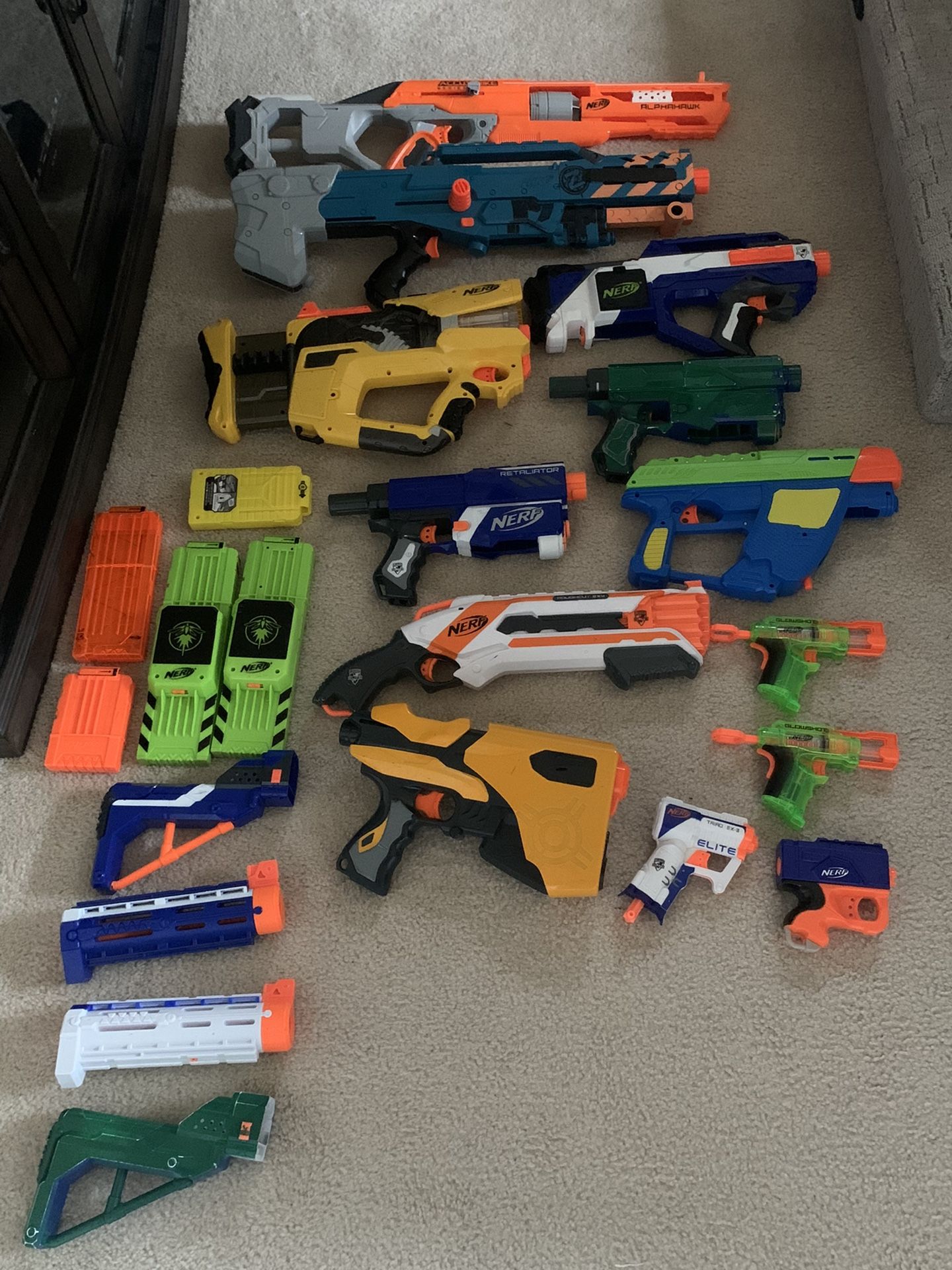 Nerf Guns + Darts