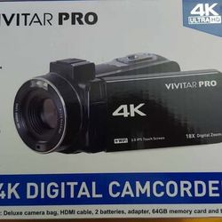 "Vivitar Pro 4k Digital Camcorder "