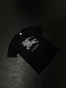 Burberry Black Graphic T-Shirt