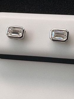 Silver earrings
