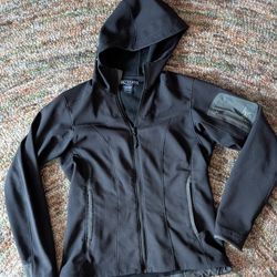 WOMENS ARCTERYX SOFTSHELL HOODED JACKET - S