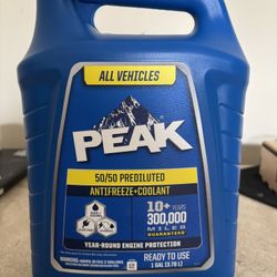 Peak 50/50 Antifreeze/Coolant 1 Gal Unopened 