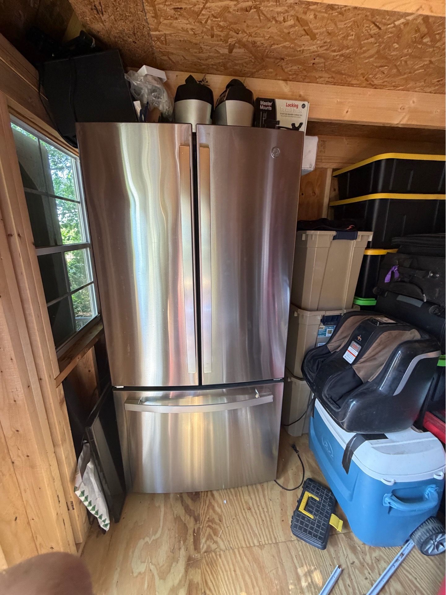 Brand new French door refrigerator