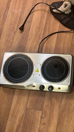 Ovente double cook top.