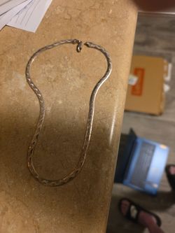 Silver necklace