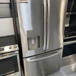 GE Stainless Steel ENERGYSTAR 25.6 Cu. Ft. French Door Refrigerator 