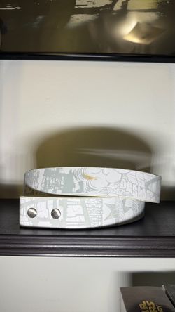 Y2K 2000s DC Shoes Graffiti All Over Print Belt