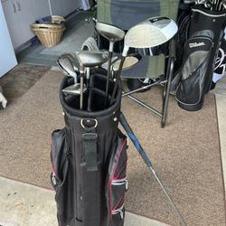 Mens RH Golf Clubs Senior Hybrid Irons Graphite S -Flex Irons Full Set