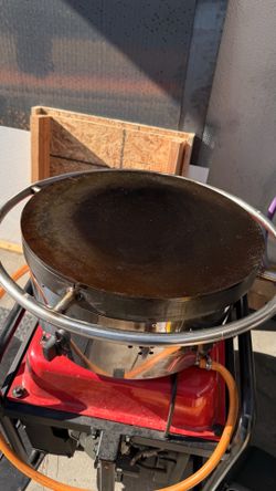 Cast iron crepe gas  machine