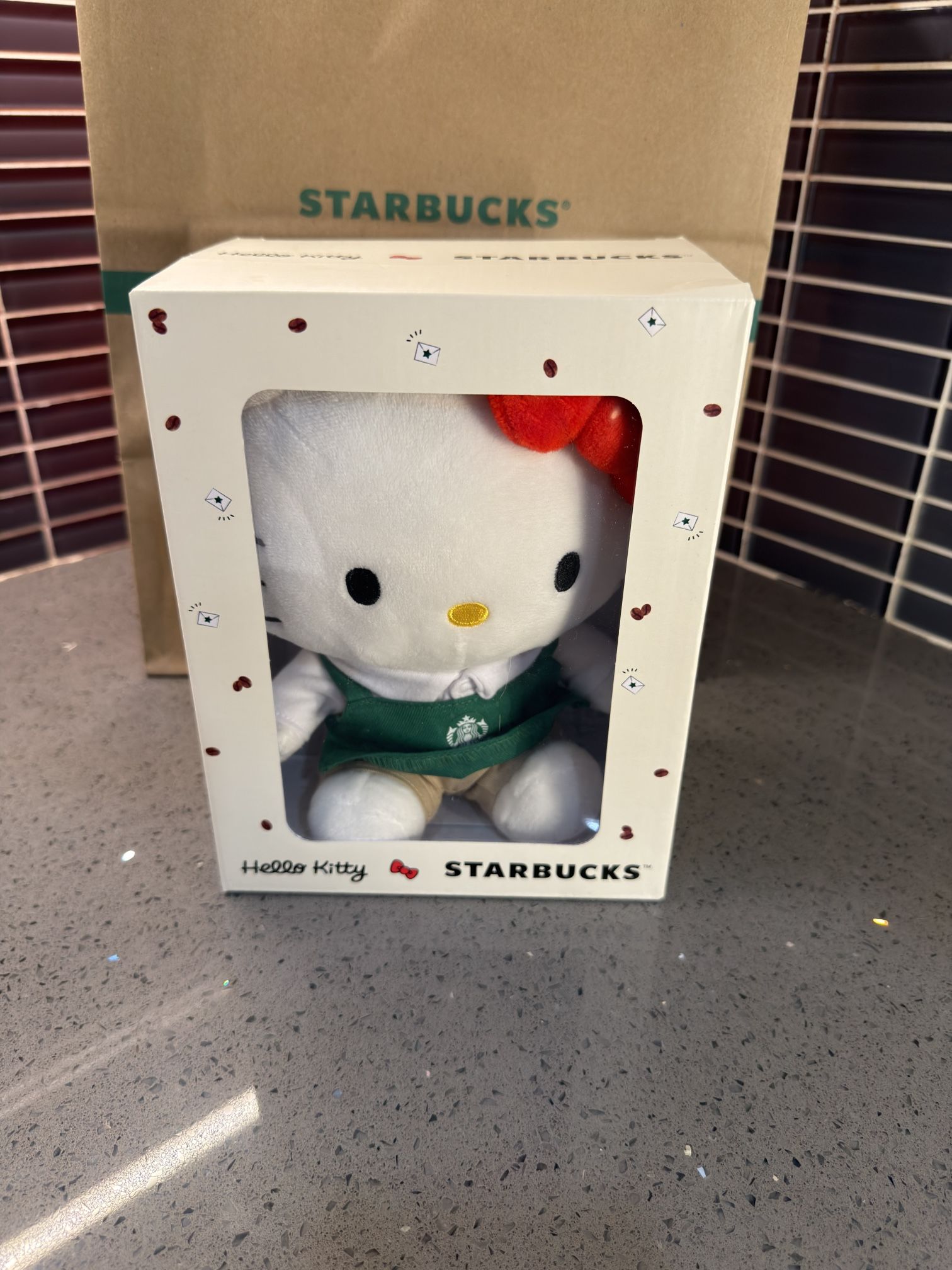 Starbucks Hello Kitty Plush New In Box Plushie