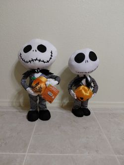 Nightmare Before Christmas  Jask Skellington 24" and 20"