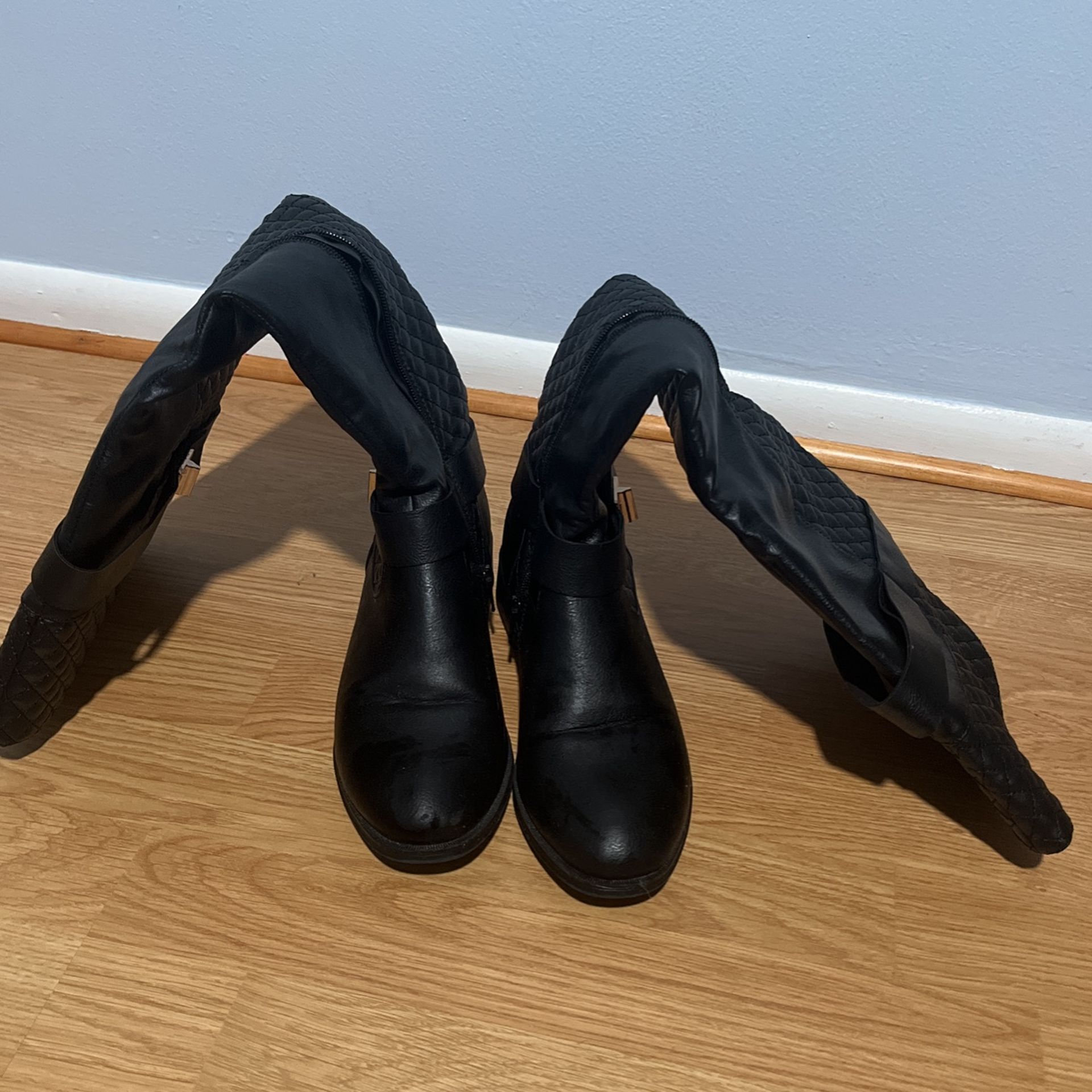 Shoe dazzle,boots,black,38.5