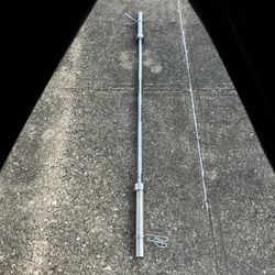 Olympic 2" 45lb Barbell 7' for weight plates bar weights plate 45 lb Ibs 45lbs 2 Inch hole diameter size