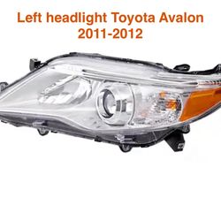 Capa certified left headlight avalon 2011 to 2012 halogen